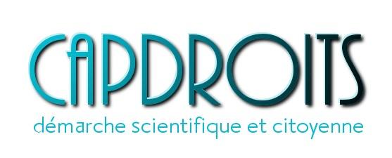 Logo CapDroits, une démarche scientifique et citoyenne